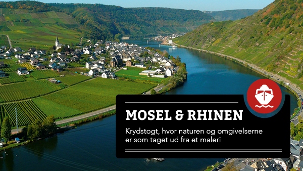 Mosel & Rhinen - flodkrydstogt