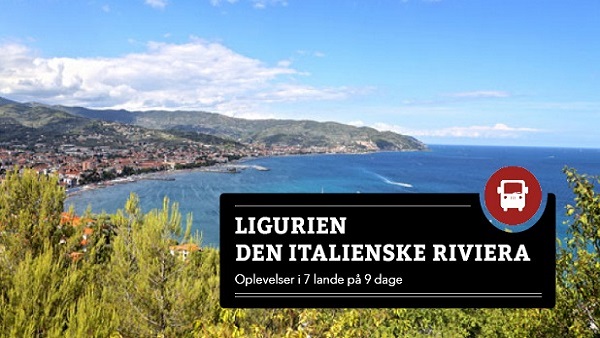 Ligurien  Den italienske Riviera, 9 dage